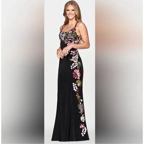 Faviana Formal Evening Gown 6 Sequin Beaded Prom Gala Wedding 10608 NEW $523
